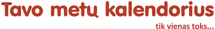 Tavo metų kalendorius